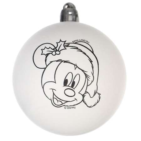Набор для росписи Disney кружка с ёлочным шаром «Новый год!» Микки Маус и его друзья