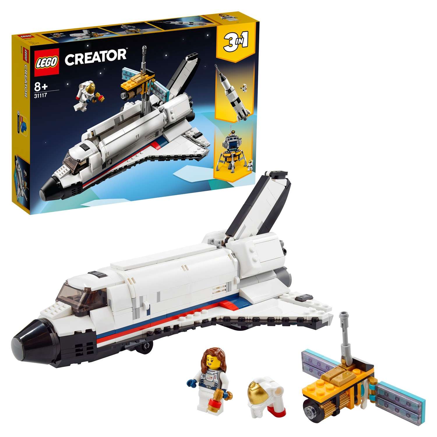 Конструктор LEGO Creator Приключения на космическом шаттле 31117 - фото 1