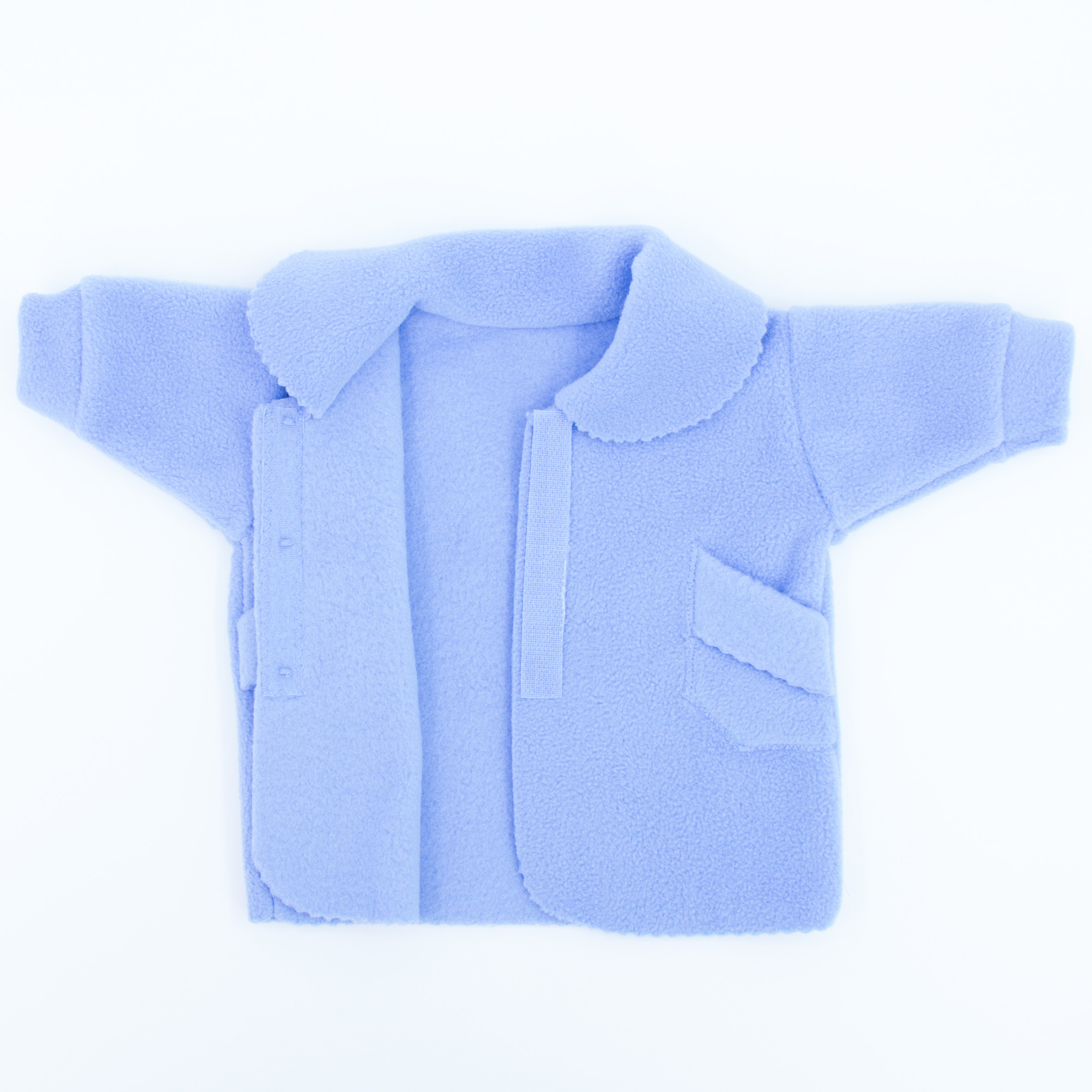 Комплект одежды Модница Пальто с беретом для пупса 43-48 см 6119 голубой 6119голубой - фото 10