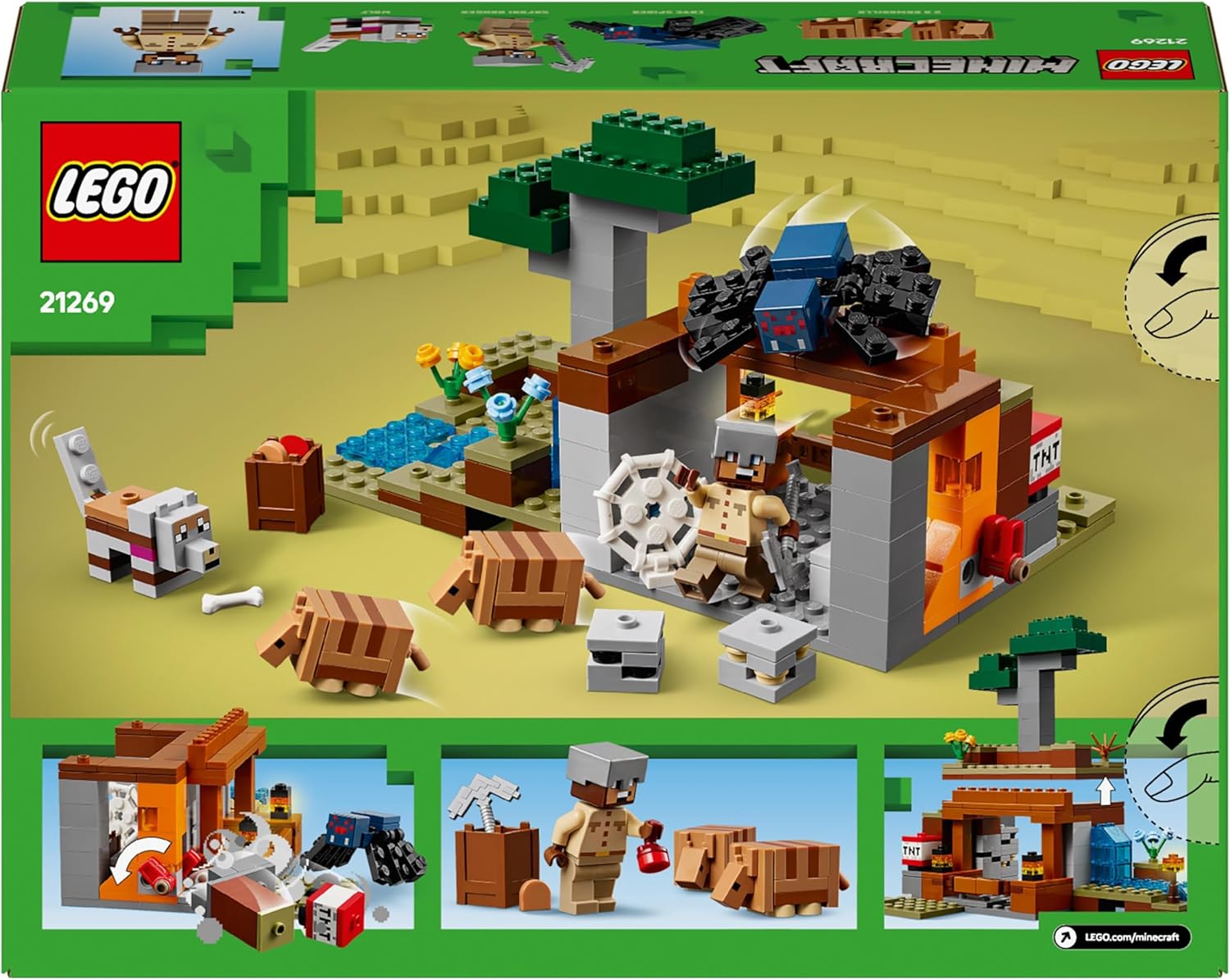 Конструктор LEGO Экспедиция на рудник Броненосец 21269 - фото 6