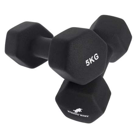 Гантели неопреновые STRONG BODY 5 кг 2 шт