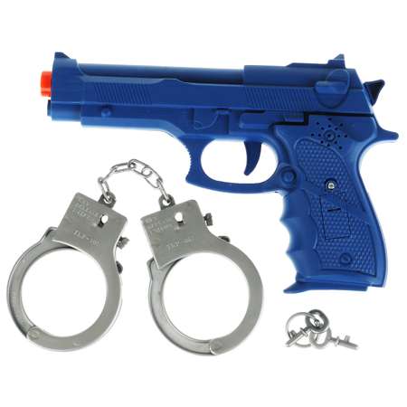 Набор оружия полиции Играем Вместе Пистолет звук