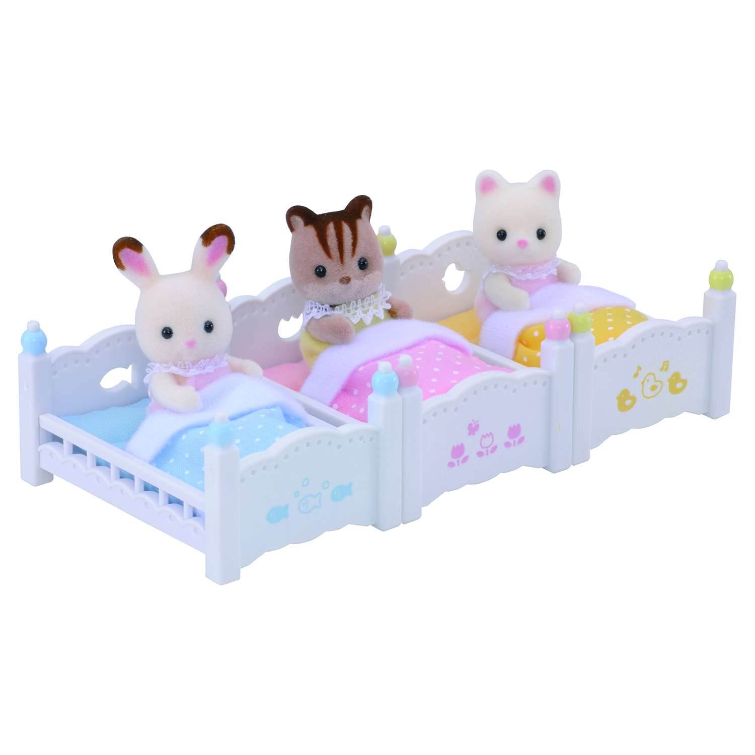 Sylvanian triple deals bunk bed set