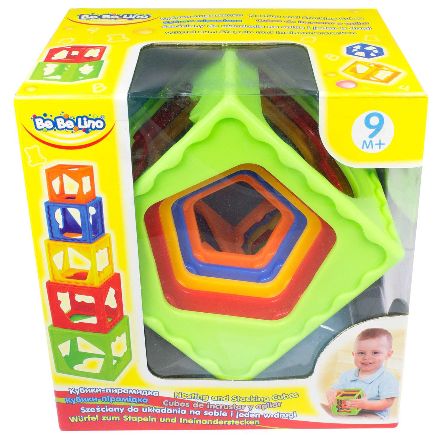 Игрушка ToysLab (Bebelino) Кубики пирамидка - фото 5