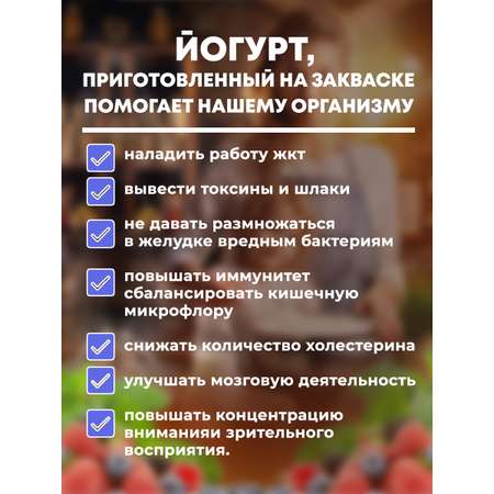 Закваска Полезная Партия Йогурт 10 шт.