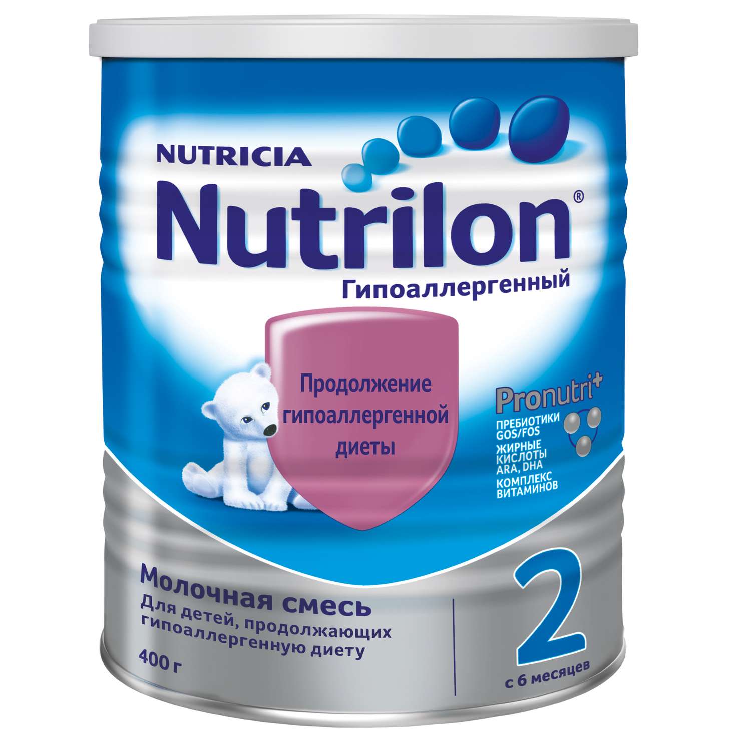Смесь молочная Nutrilon 2 гипоаллергенная 400г с 6 месяцев - фото 2