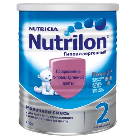 Смесь молочная Nutrilon 2 гипоаллергенная 400г с 6 месяцев