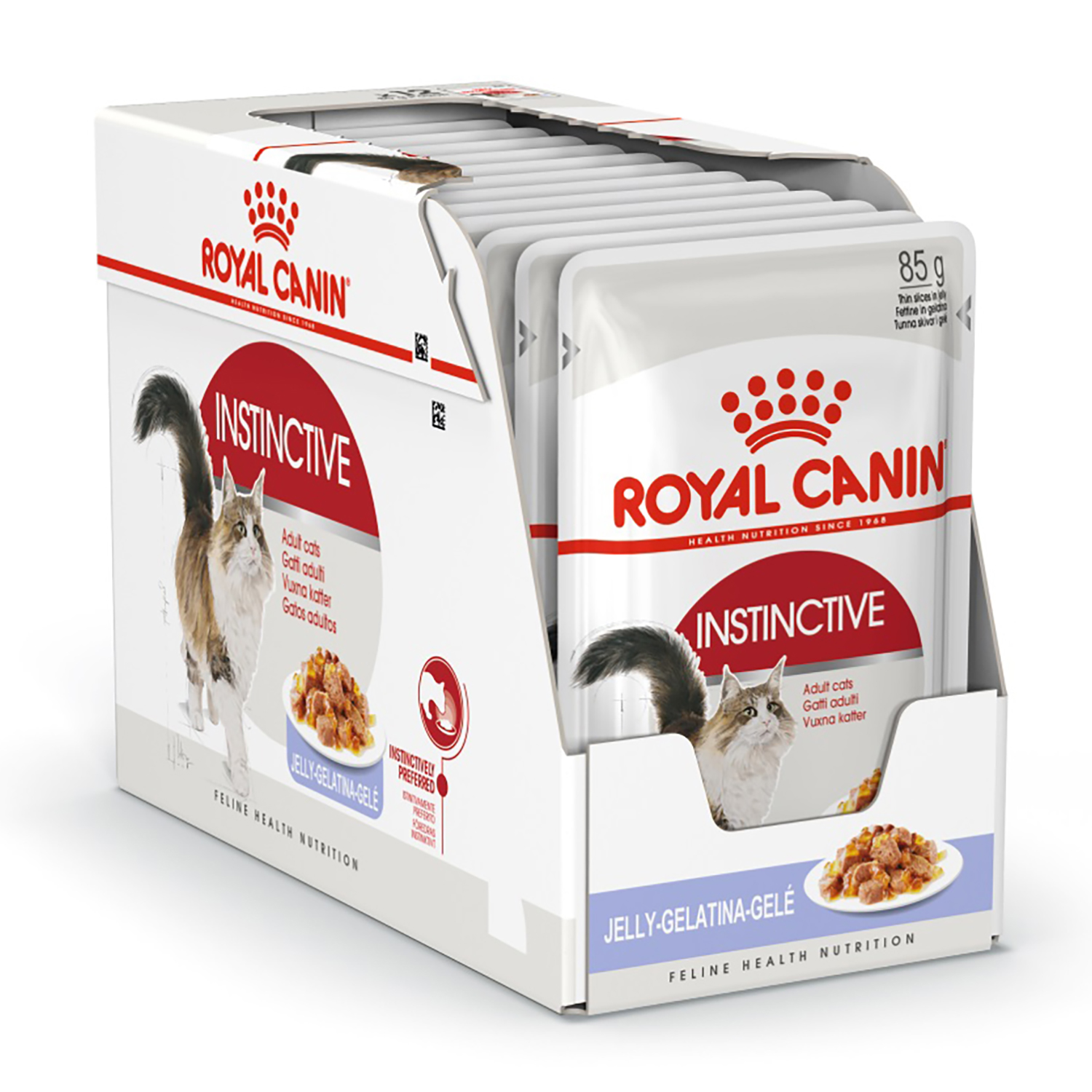 Корм влажный для кошек ROYAL CANIN Instinctive 85г желе пауч 77848 - фото 4