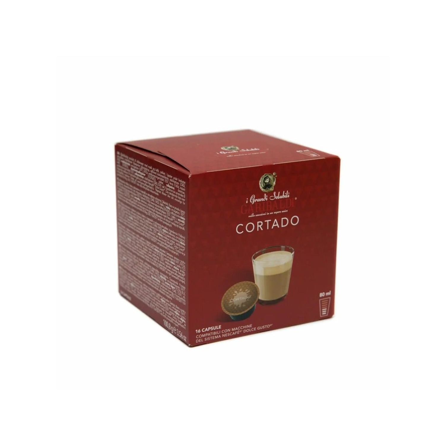 Кофе в капсулах с молоком Garibaldi Cortado для системы Dolce Gusto 16 шт - фото 2