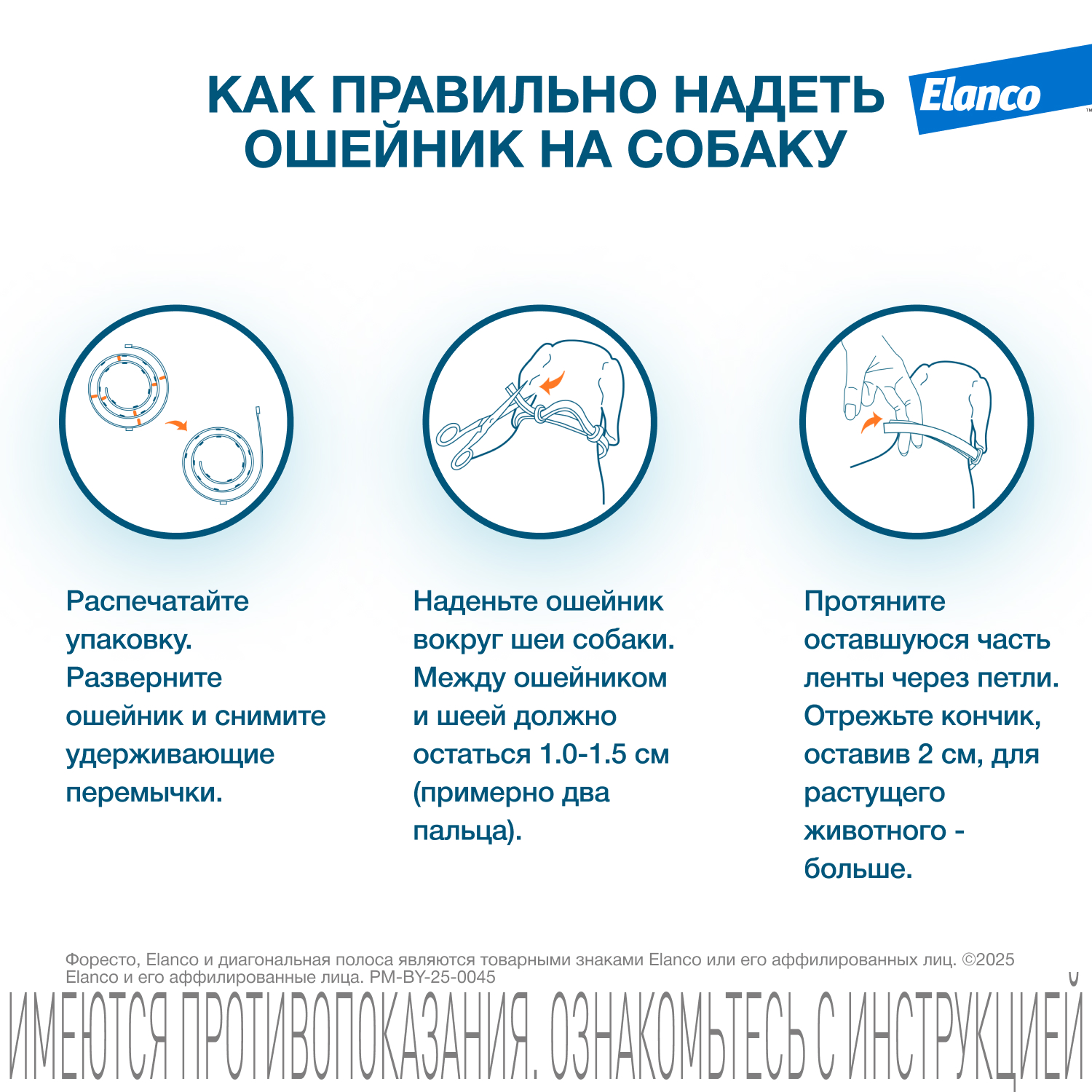 Ошейник для собак Elanco Foresto менее 8кг от блох и клещей защита 8месяцев 38см 65231 - фото 13