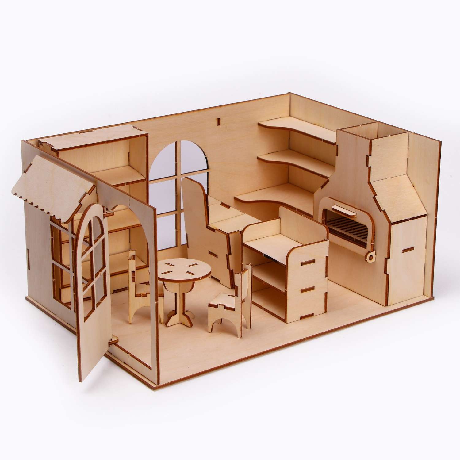 Игровой набор Лесная мастерская кукольной мебели «Пекарня» 7878122 - фото 1