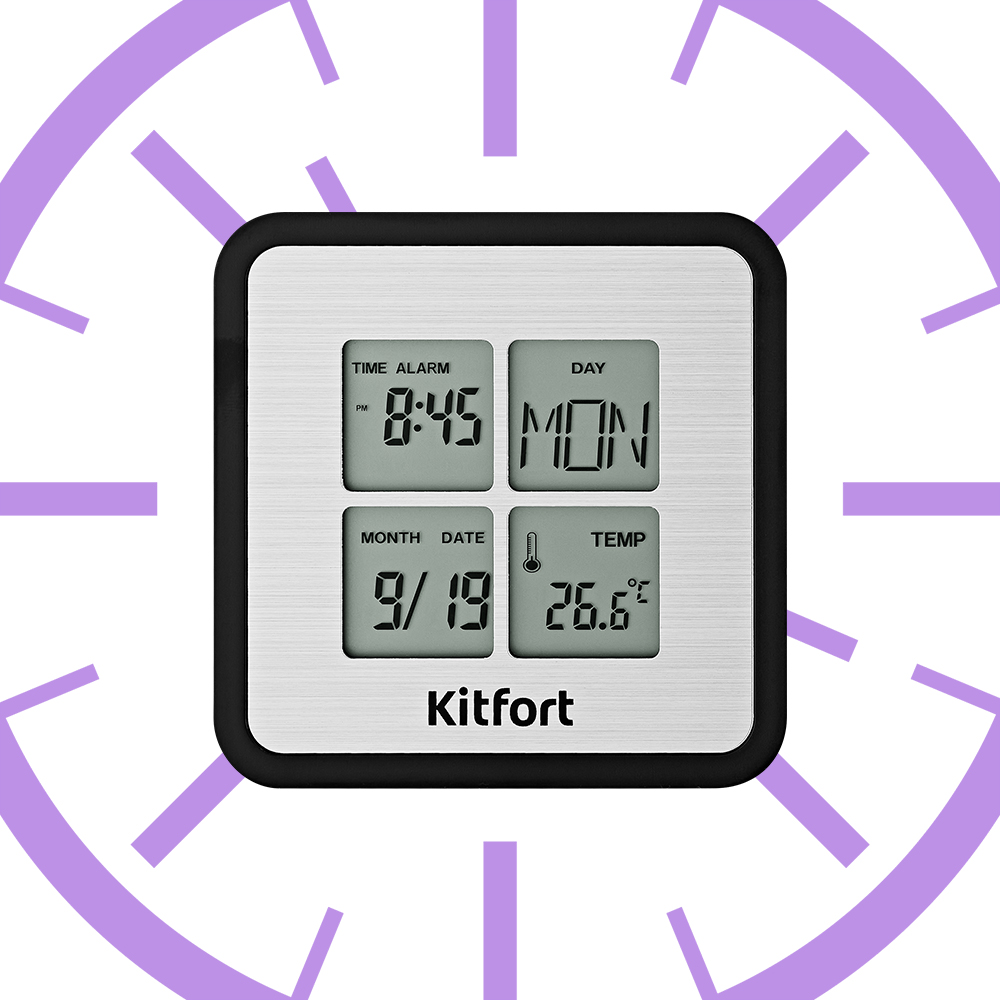 Часы с термометром KITFORT КТ-3301 - фото 7