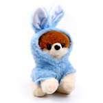 Мягкая игрушка Sima-Land «Собака» в костюме зайца 18 см цвет синий