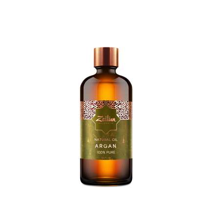 Аргановое масло Zeitun для лица тела и волос увлажняющее натуральное органическое холодного отжима 100 мл