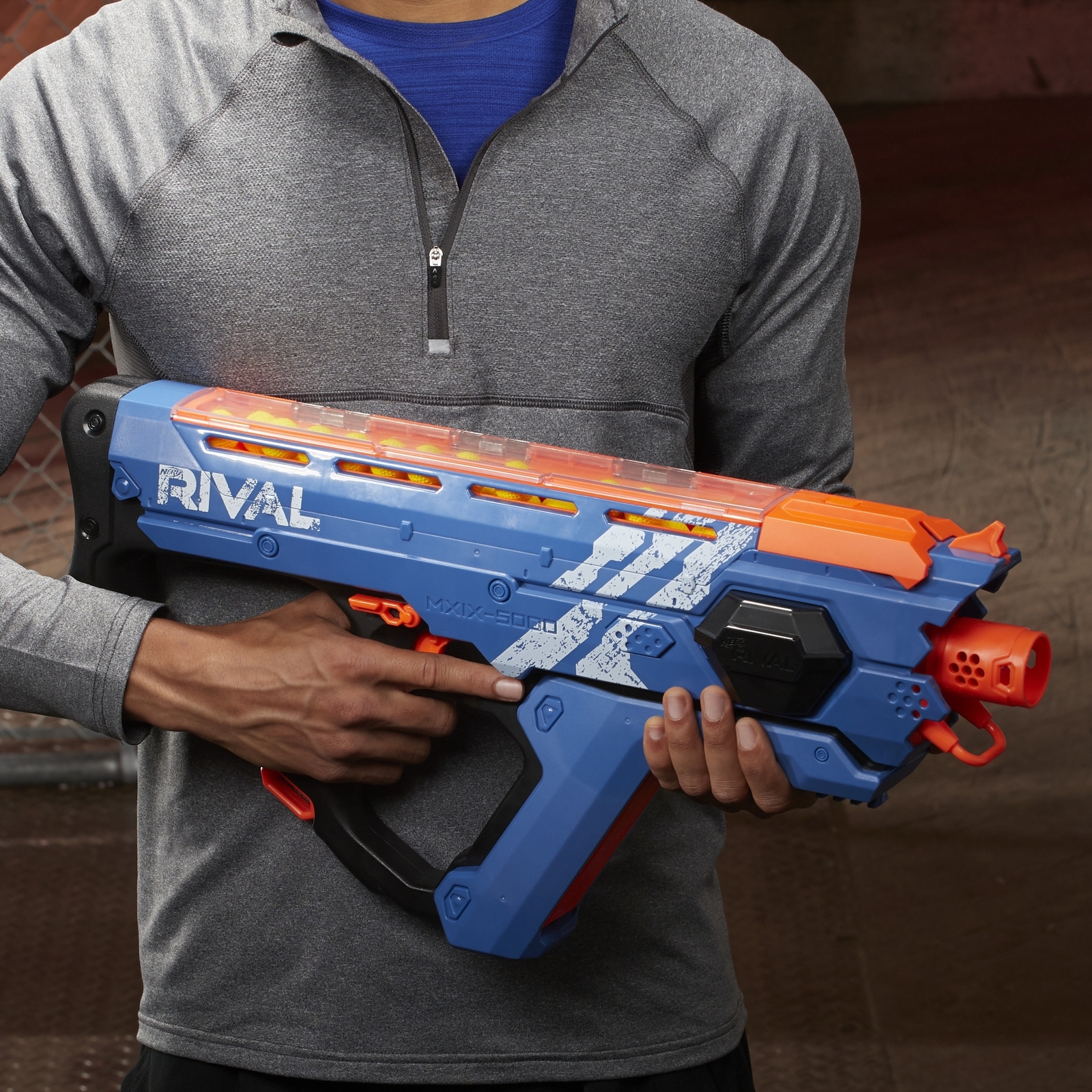 Игрушка Nerf Райвл персес MXIX 5000 Синий E48581210 - фото 8