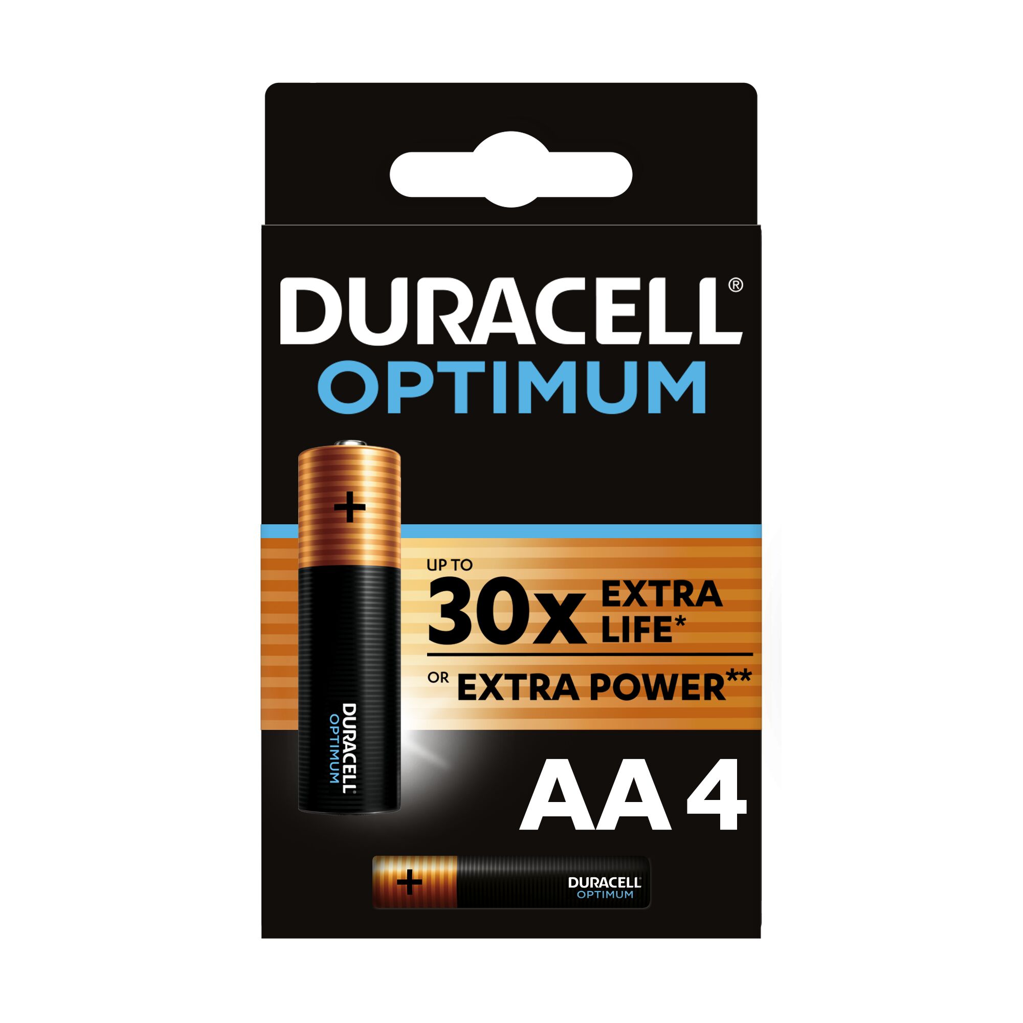 Батарейки Duracell Optimum AA 4шт 5014061