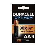 Батарейки Duracell Optimum AA 4шт 5014061