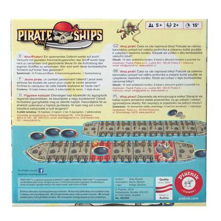 Игра настольная Piatnik Пиратские корабли 714399