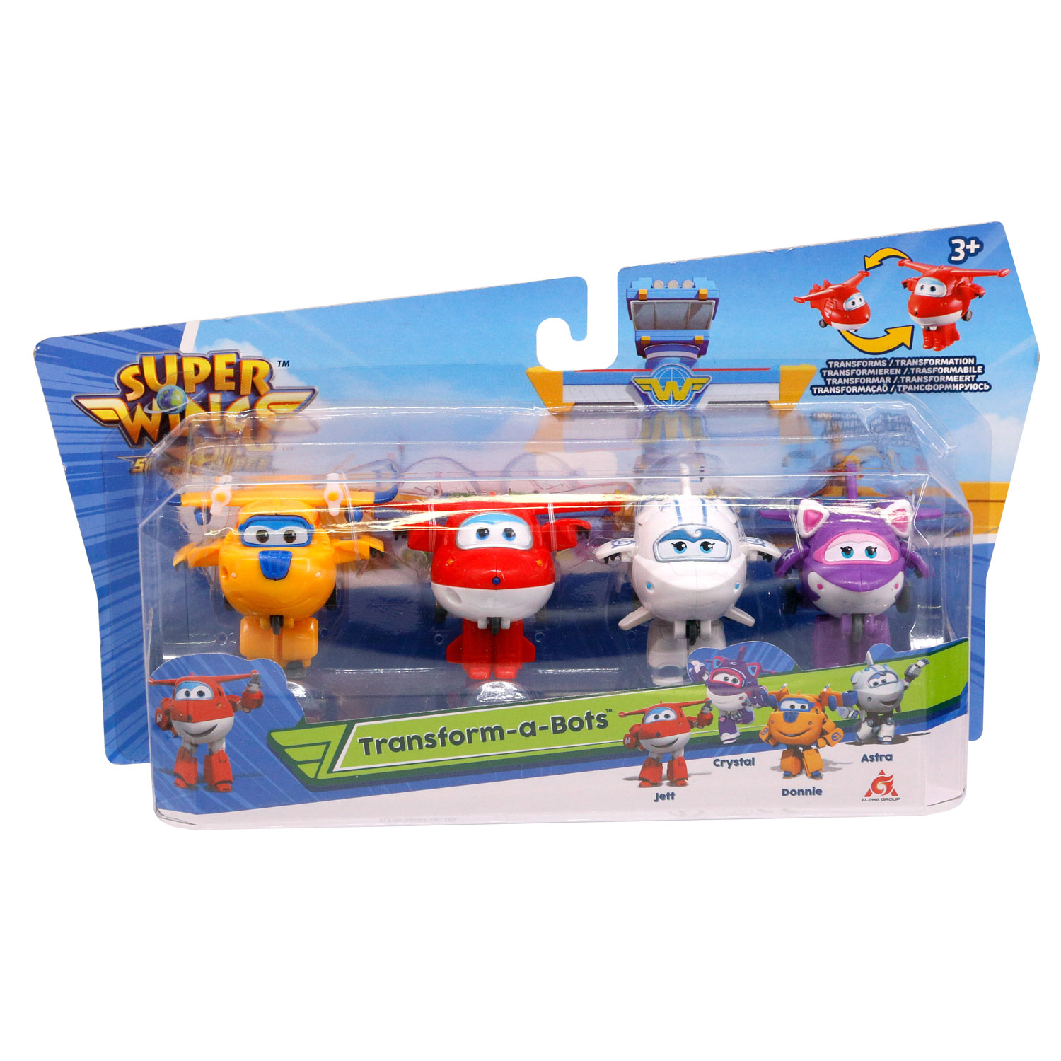 Игровой набор Super Wings 4 мини трансформера EU740040A - фото 2