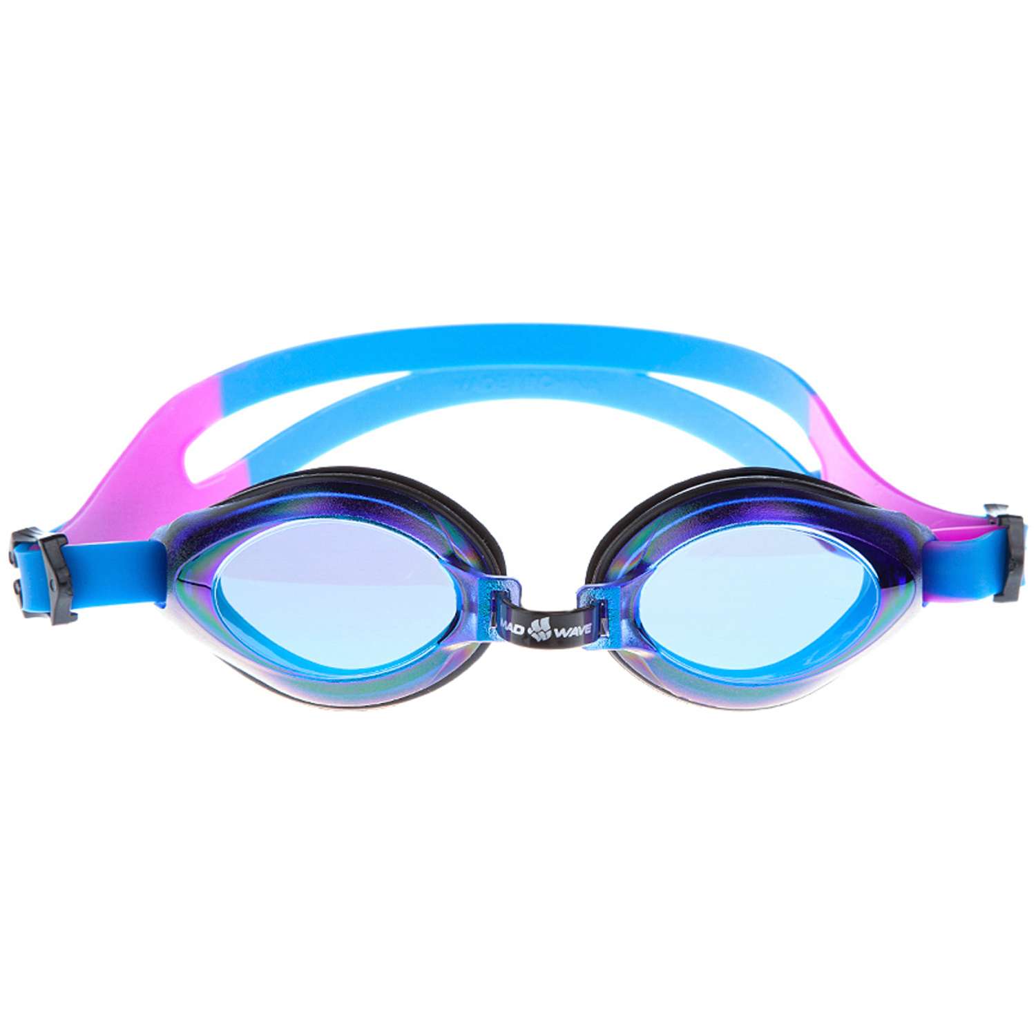 Очки для плавания Mad Wave Aqua rainbow M0415 05 0 04W Синий - фото 1