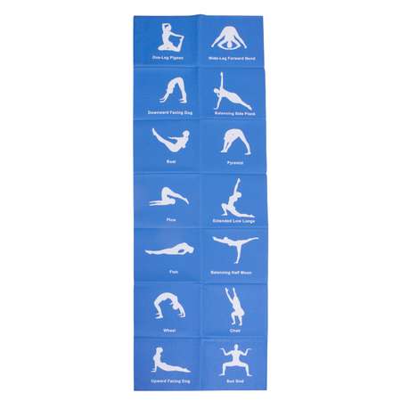 Коврик гимнастический Body Form BF-YM06 173x61x04 Синий