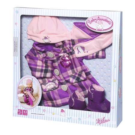 Одежда для кукол Zapf Creation Baby Annabell Модная зима 702-864