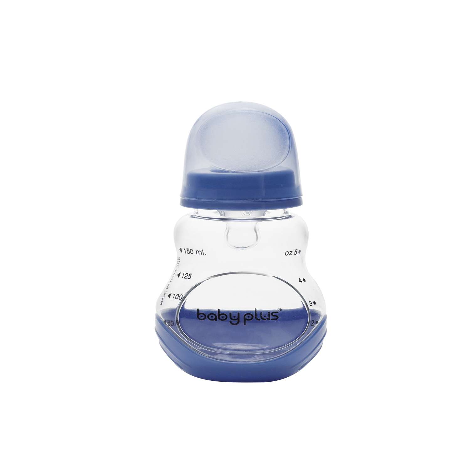 Бутылочка для кормления Baby Plus с соской BP5073-A 125 мл синяя - фото 1