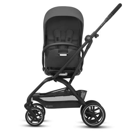 Коляска Cybex Eezy S Twist+ 2 BLK Soho с дождевиком и бампером Grey