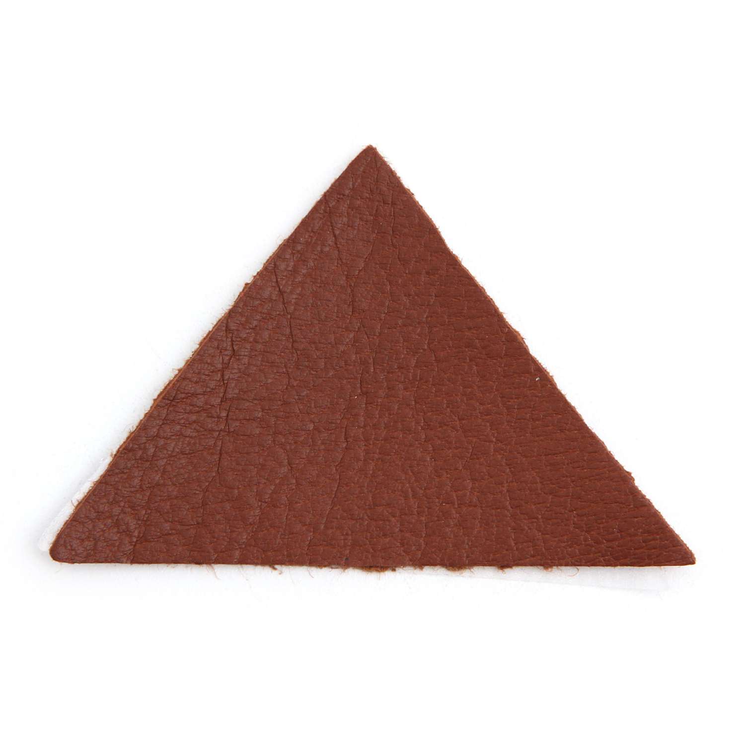 Термоаппликация Галерея нашивка заплатка Треугольник 5.9х4 см 2 шт из кожи для ремонта одежды светло-коричневый - фото 2