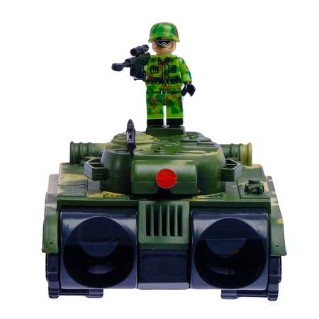 Бинокль Sima-Land Танк с ремешком и солдатиками