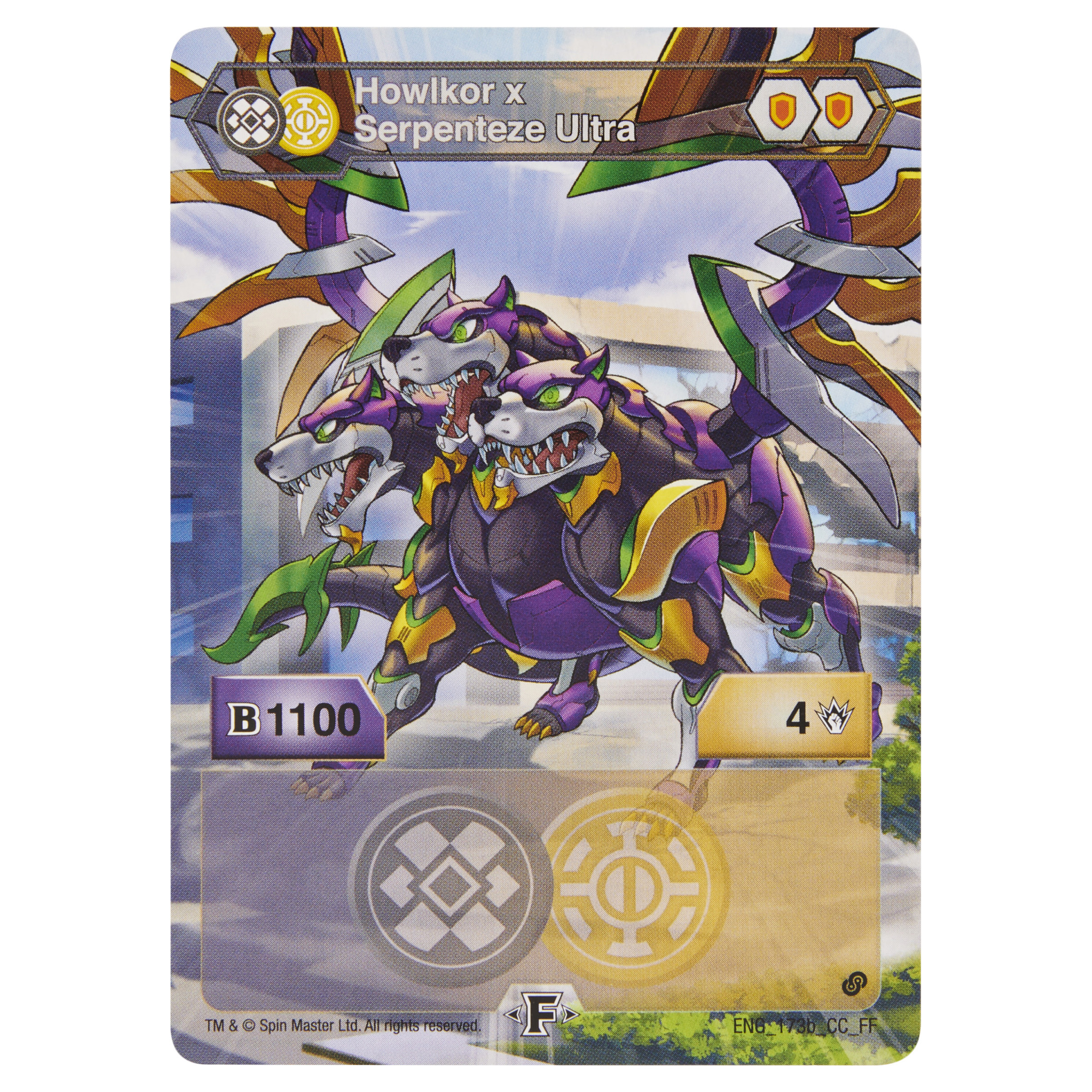 Фигурка-трансформер Bakugan S2 УльтраHowlkorSerpenteze 6055885/20124618 - фото 5