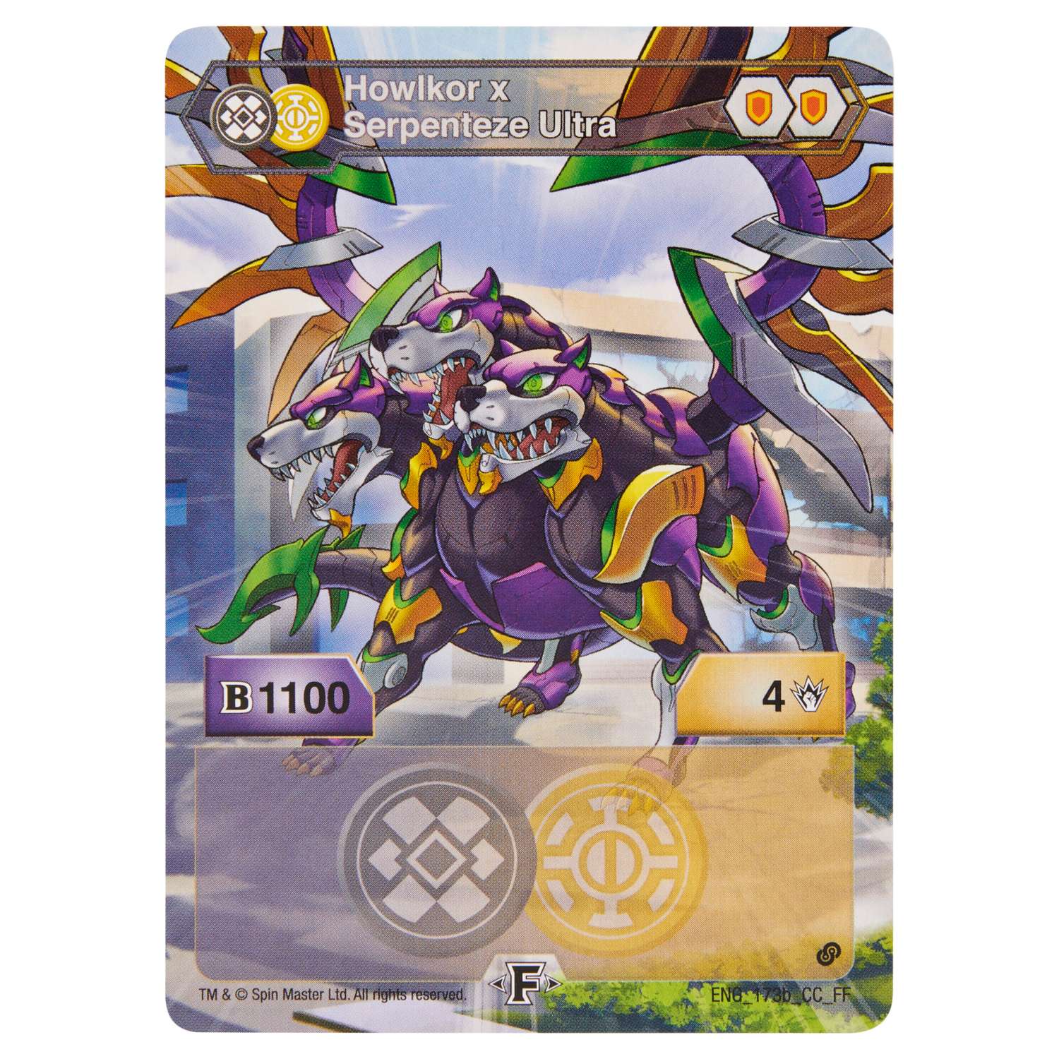 Фигурка-трансформер Bakugan S2 УльтраHowlkorSerpenteze 6055885/20124618 - фото 5