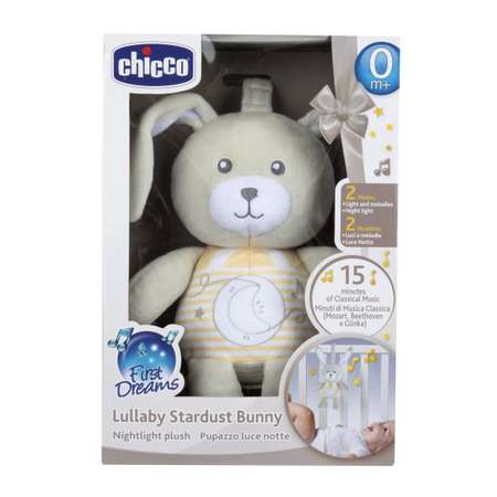 Игрушка мягкая Chicco Звездный кролик музыкальная 00011129000000