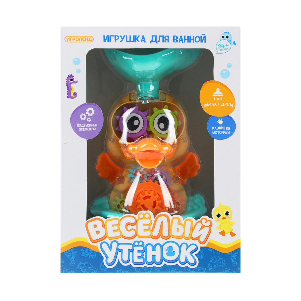 Игрушка для ванной Игроленд Веселый Утенок - фото 1