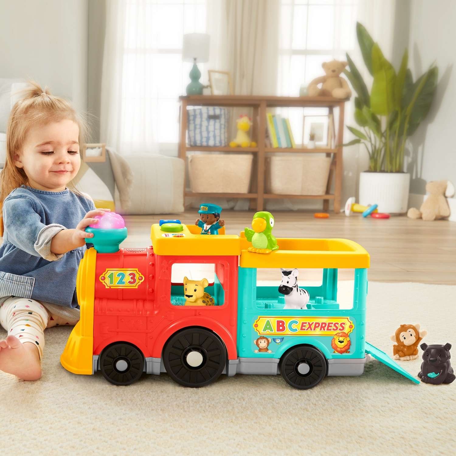 Игрушка Fisher Price Little People АБВ-экспресс с животными HHH21 - фото 25