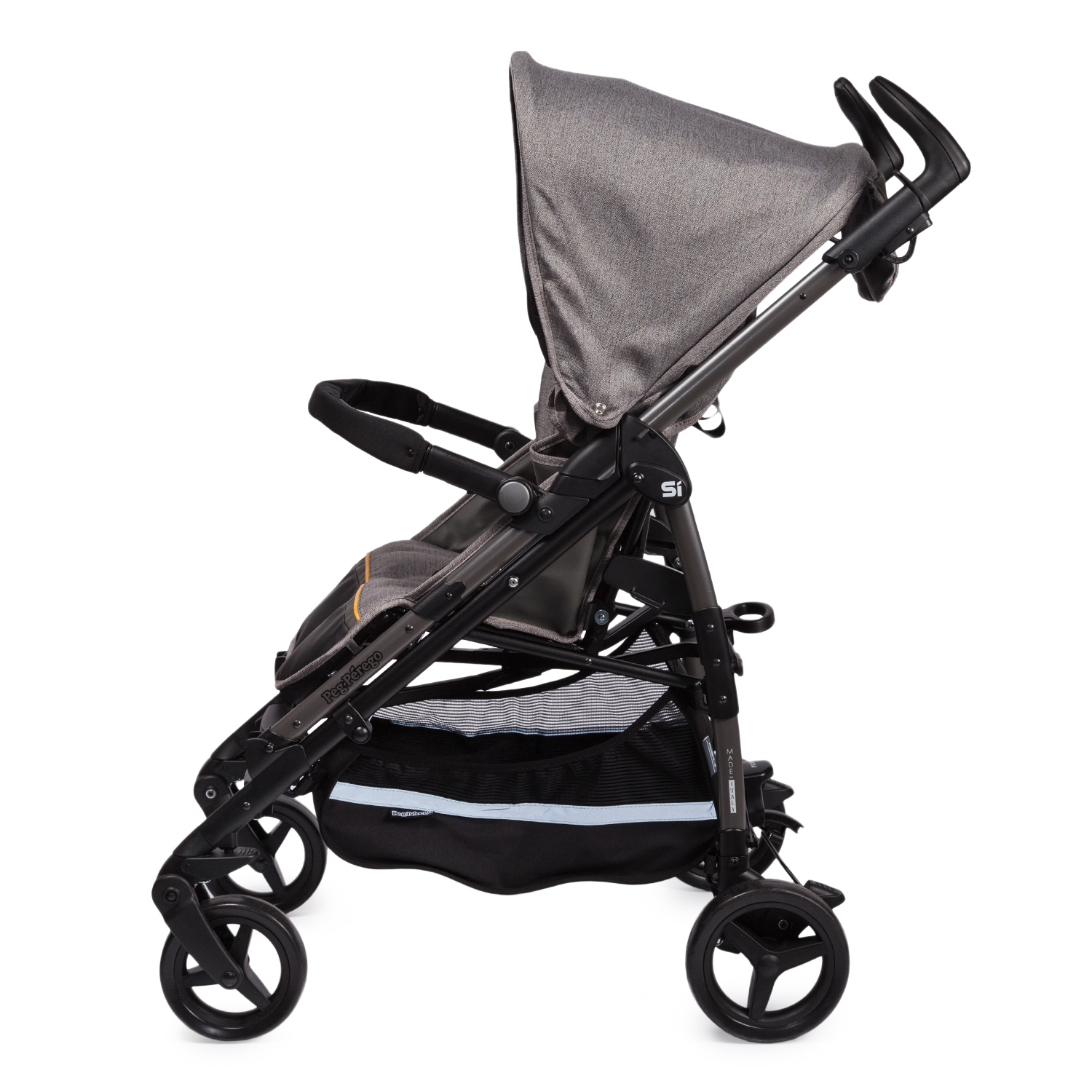 Коляска прогулочная Peg-Perego Si Completo Luxe Grey - фото 6