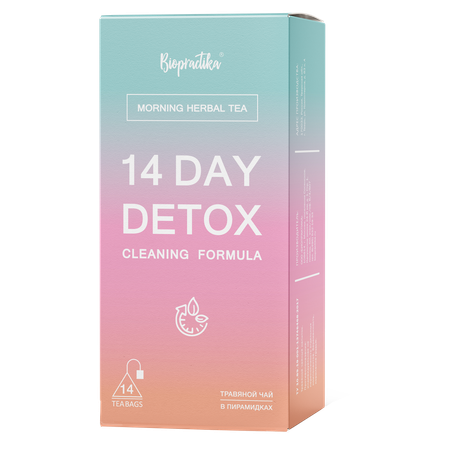 Травяной чай Biopractika 14 day detox Очищение организма