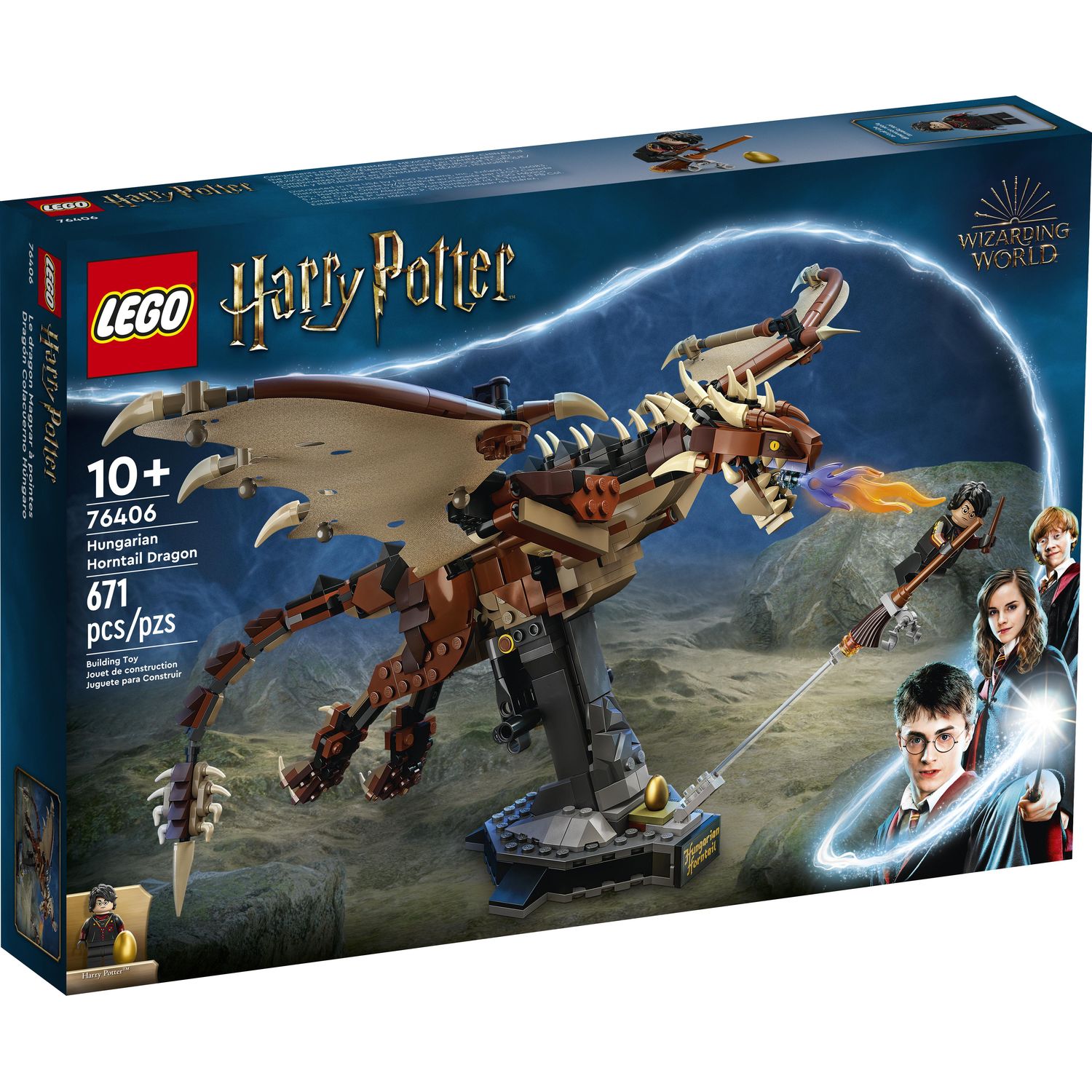 Конструктор LEGO Harry Potter Венгерская хвосторога 76406 страна  производства Китай 76406 купить по цене 5999 ₽ в интернет-магазине Детский  мир