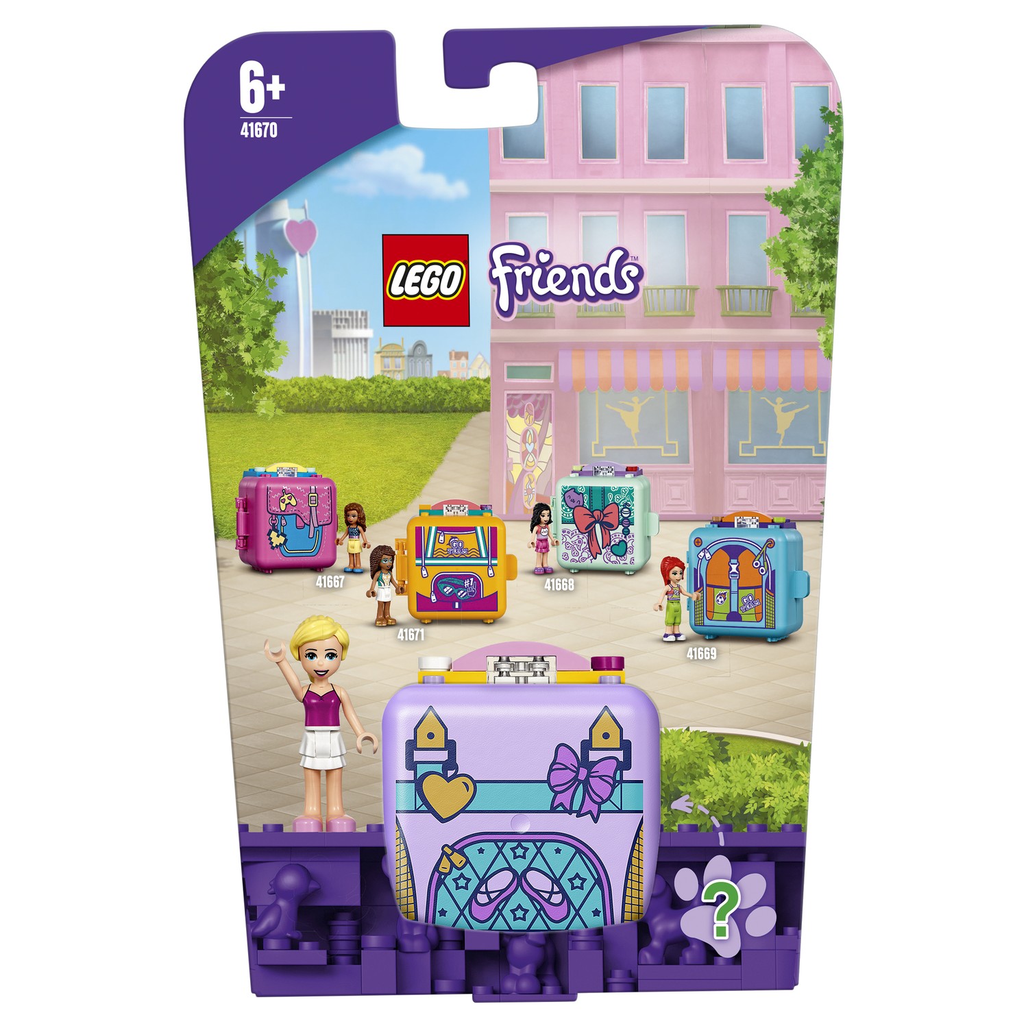 Конструктор LEGO Friends Кьюб для балета Стефани 41670 купить по цене 99 ₽  в интернет-магазине Детский мир