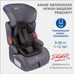 Автомобильное кресло SIGER УУД Siger Космо Lux гр.I/II/III маренго