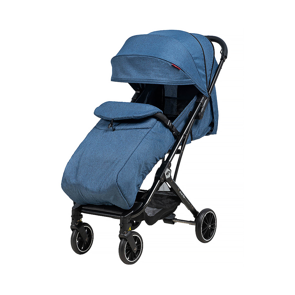 Коляска прогулочная EVERFLO Baby travel E-336 Jeans - фото 2