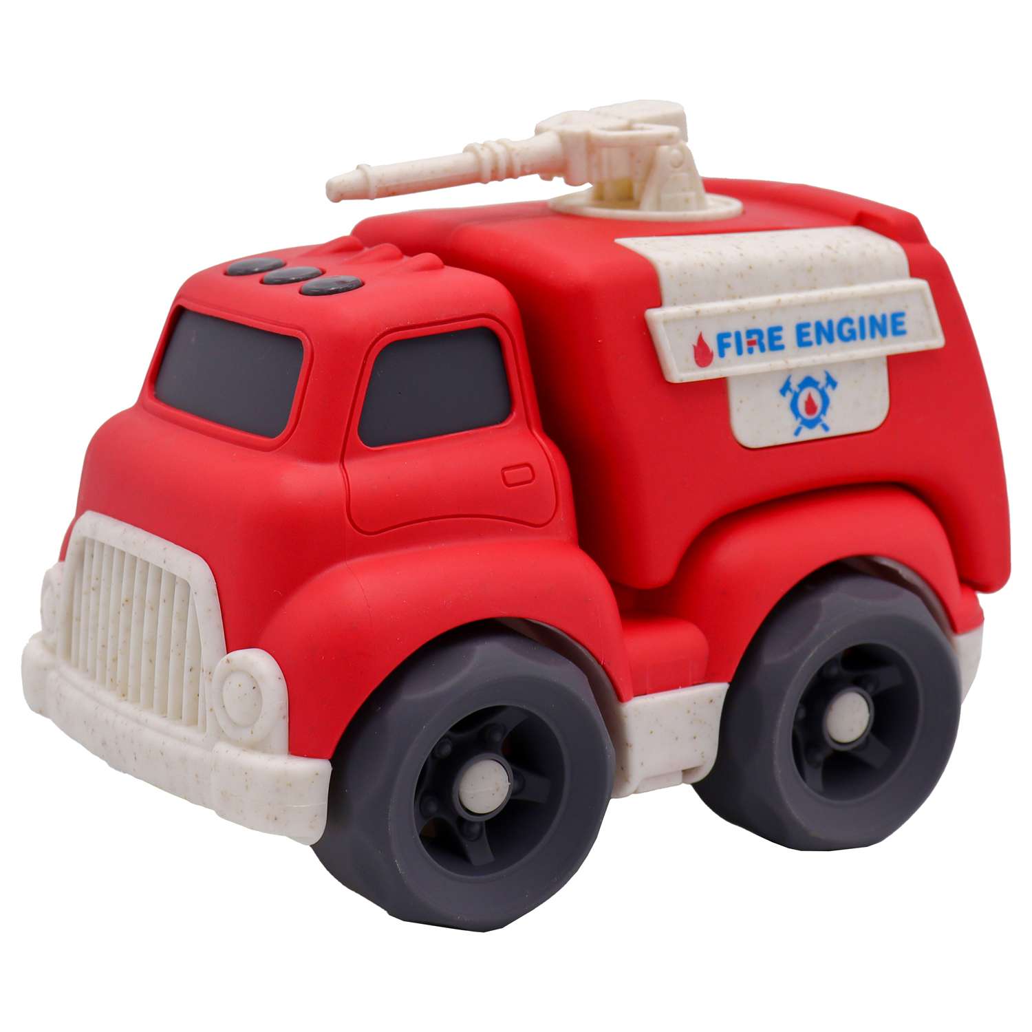 Игрушка Funky Toys Эко-машинка пожарная Красная 18см FT0278082 - фото 1