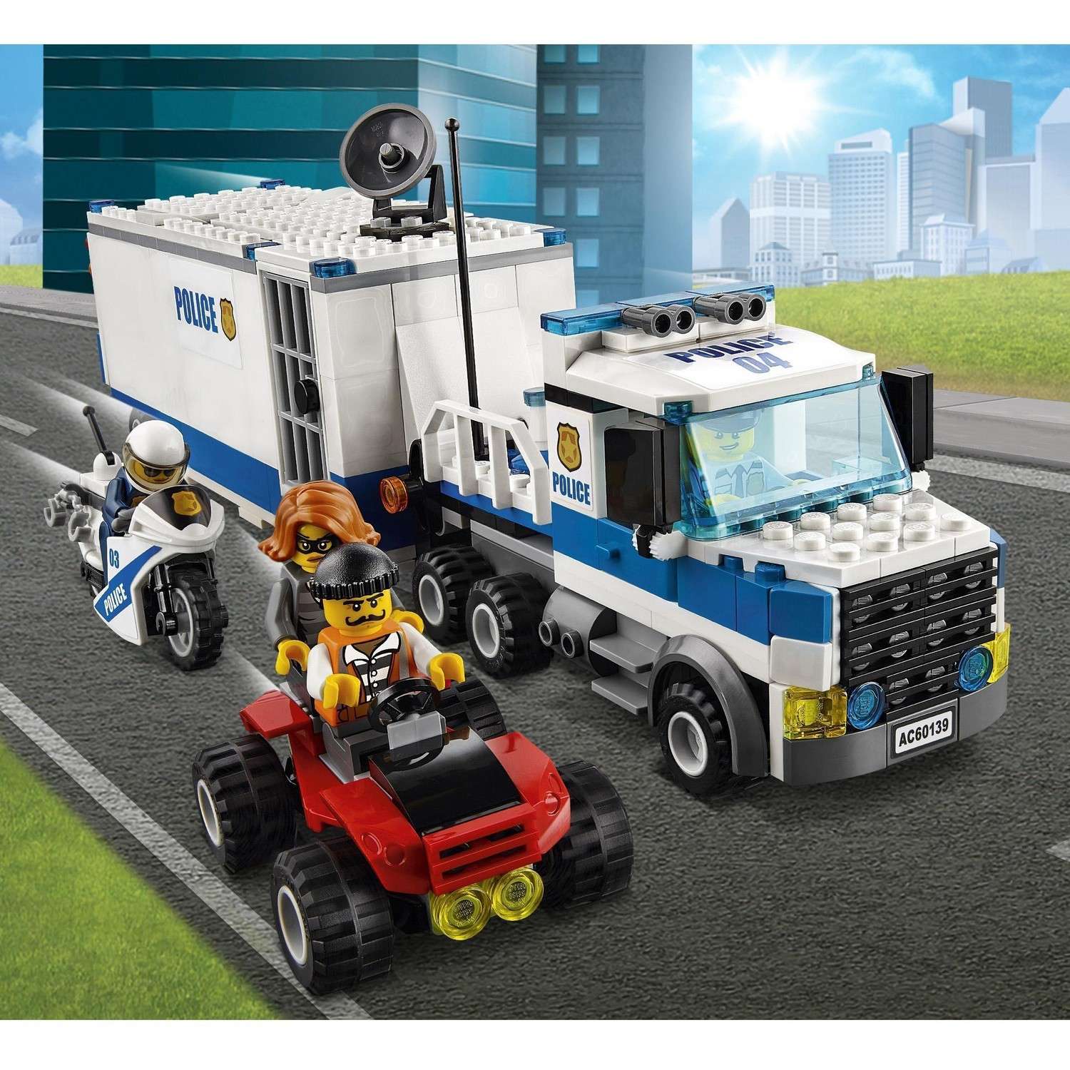 Конструктор LEGO City Police Мобильный командный центр (60139) - фото 9