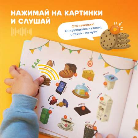 Книга интерактивная Abumba Fingerbook Всё обо всём