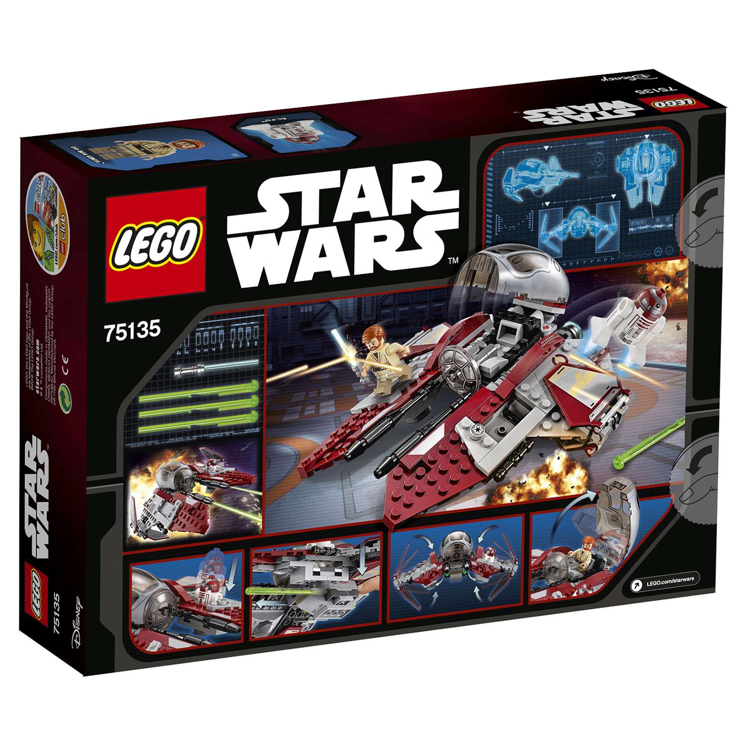 Конструктор LEGO Star Wars TM Перехватчик джедаев Оби-Вана Кеноби™ (75135) - фото 3