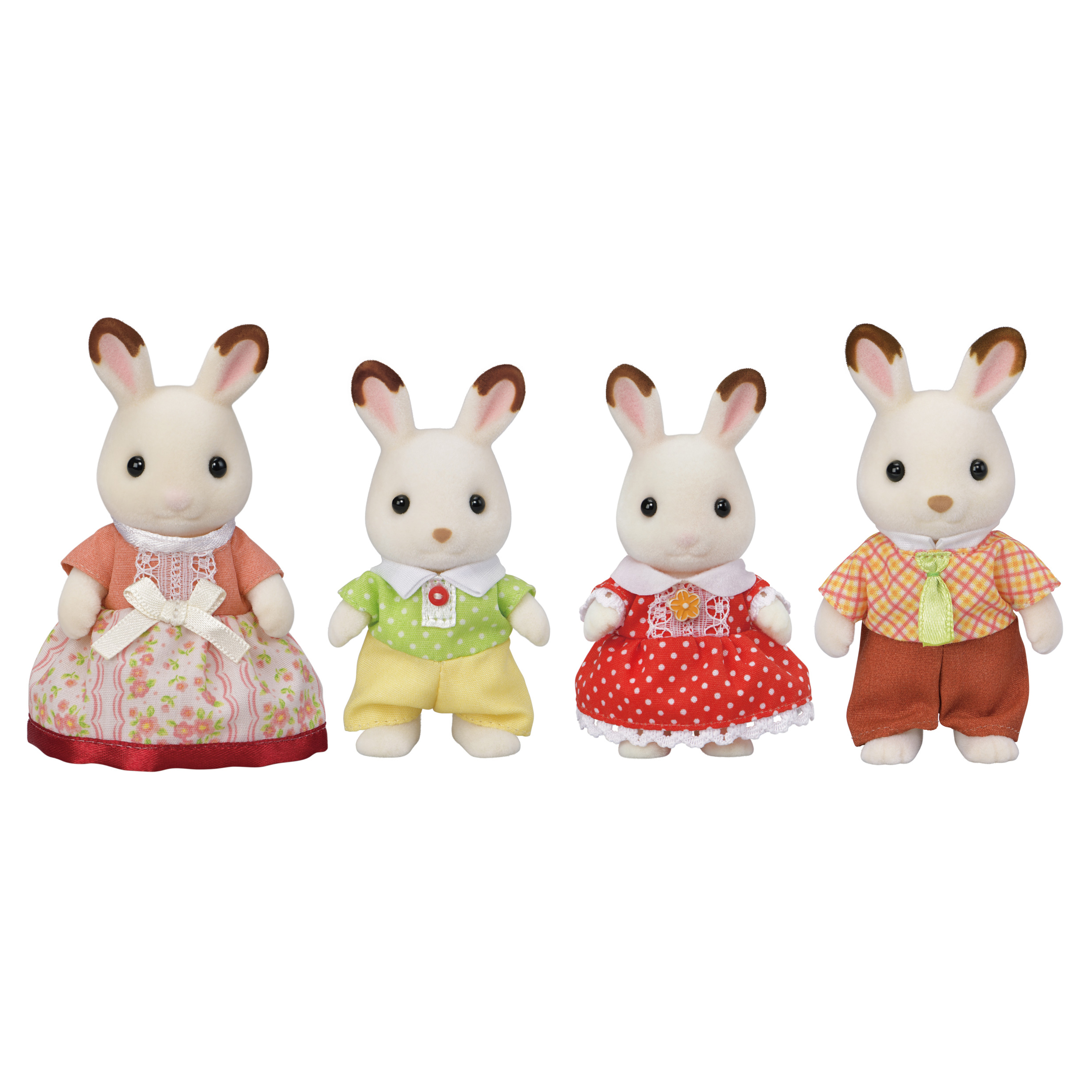 Набор Sylvanian Families Семейство шоколадных кроликов 5655 купить по цене  1979 ₽ в интернет-магазине Детский мир