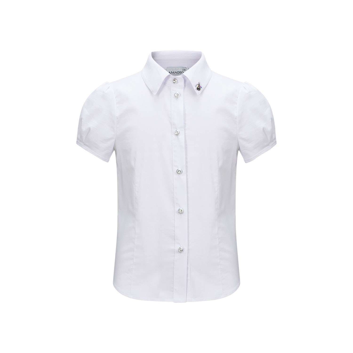 Рубашка Stylish AMADEO AB-101-белый - фото 1
