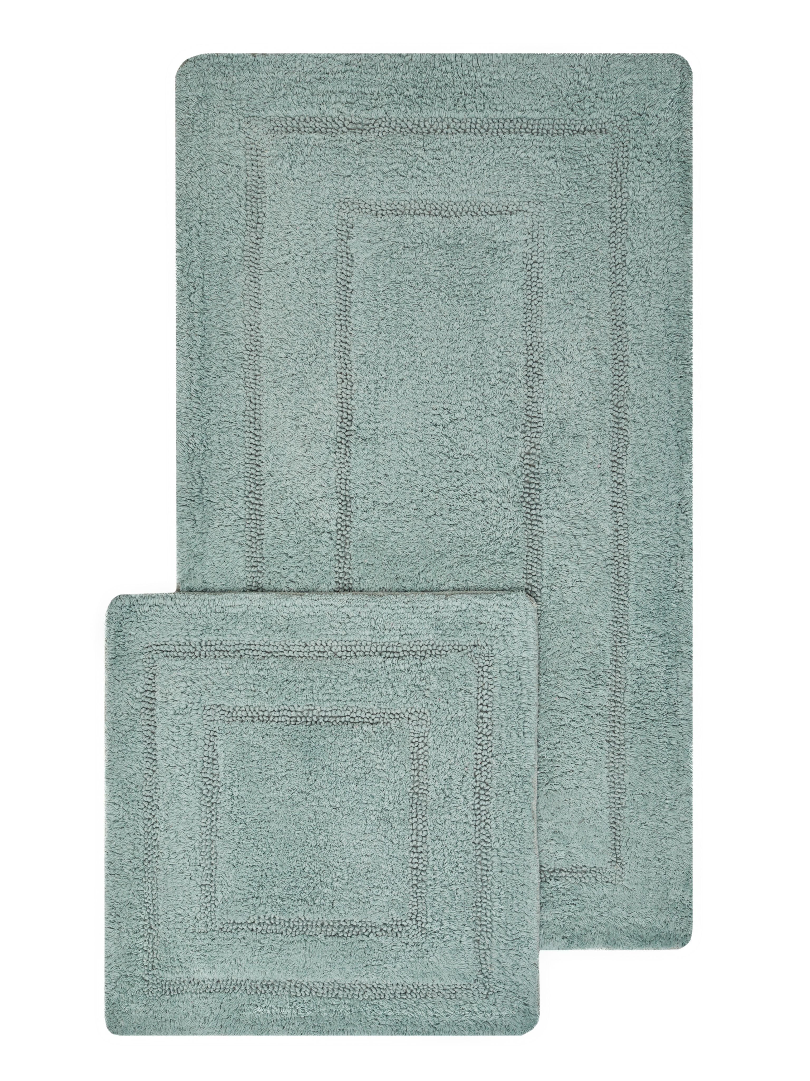 Набор ковриков Arya Home Collection для ванной и туалета 60х100 50х50 Klementin - фото 1