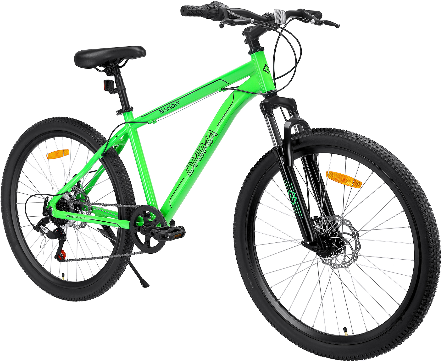 Велосипед Digma Bandit зеленый - фото 6