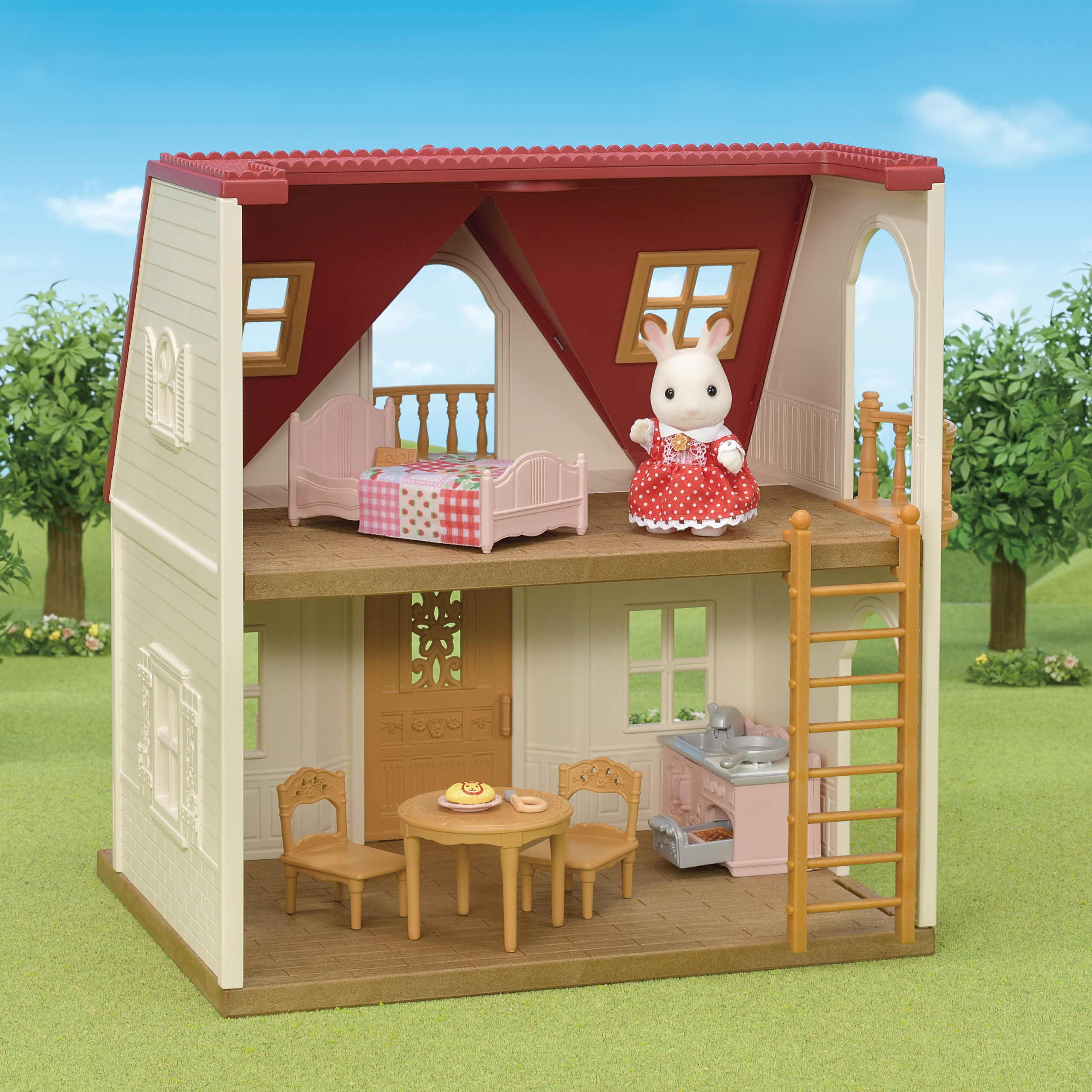 Sylvanian Families Уютный коттедж с красной крышей